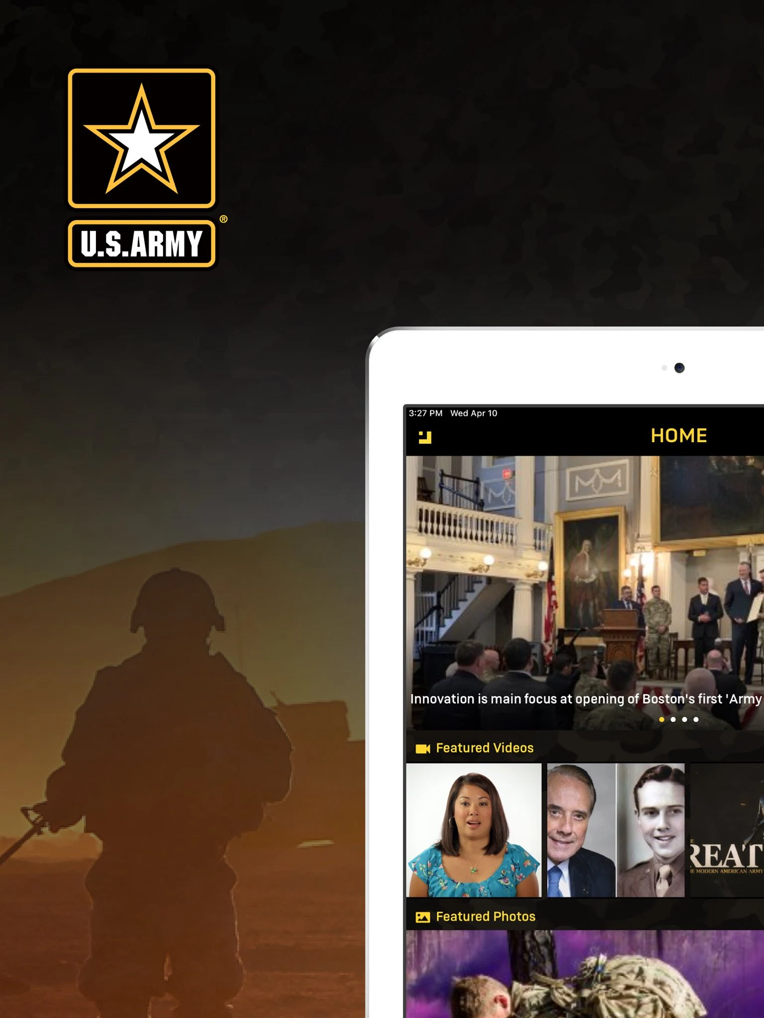 U.S. Army News and Information screenshot