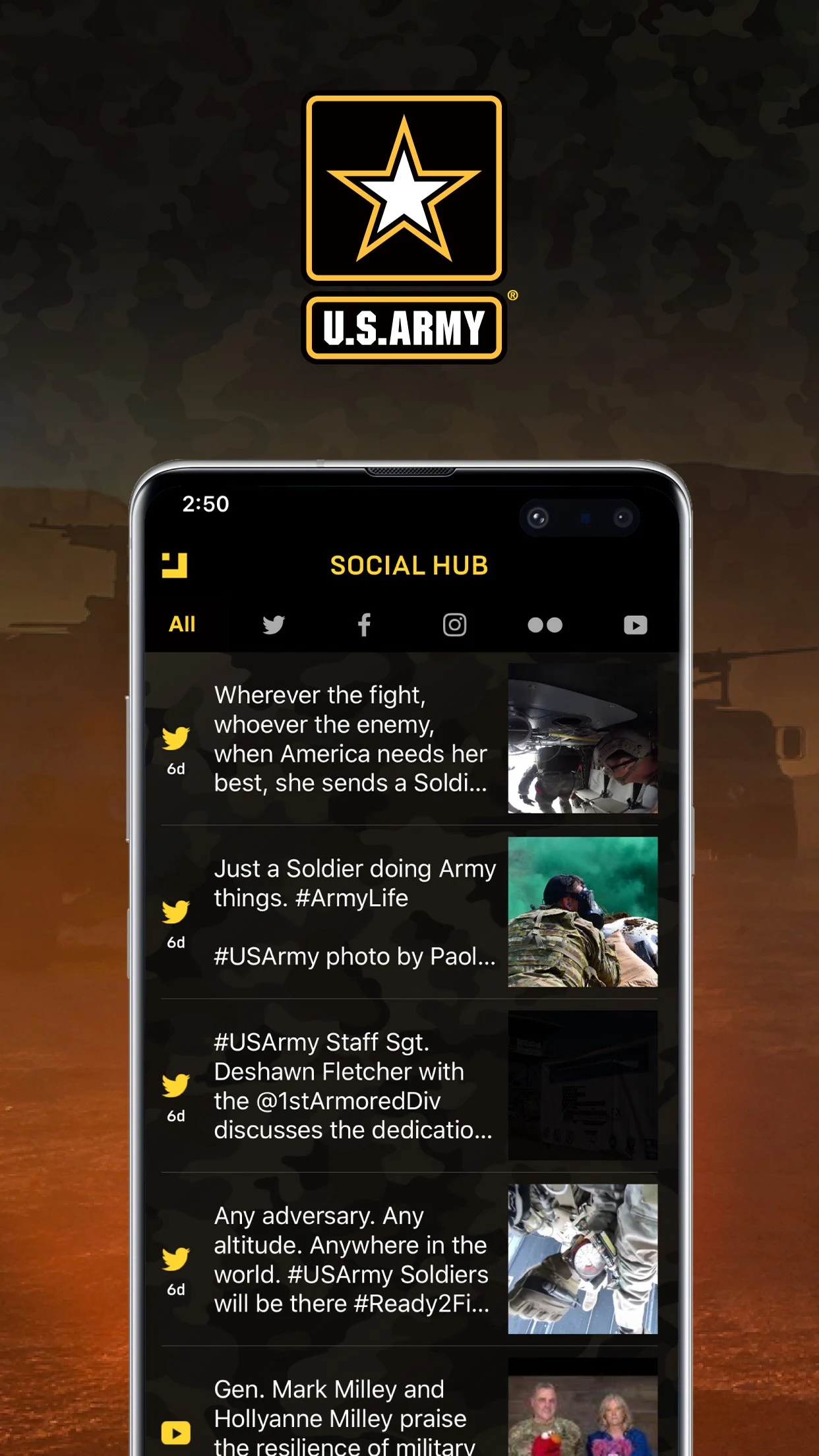 U.S. Army News and Information screenshot