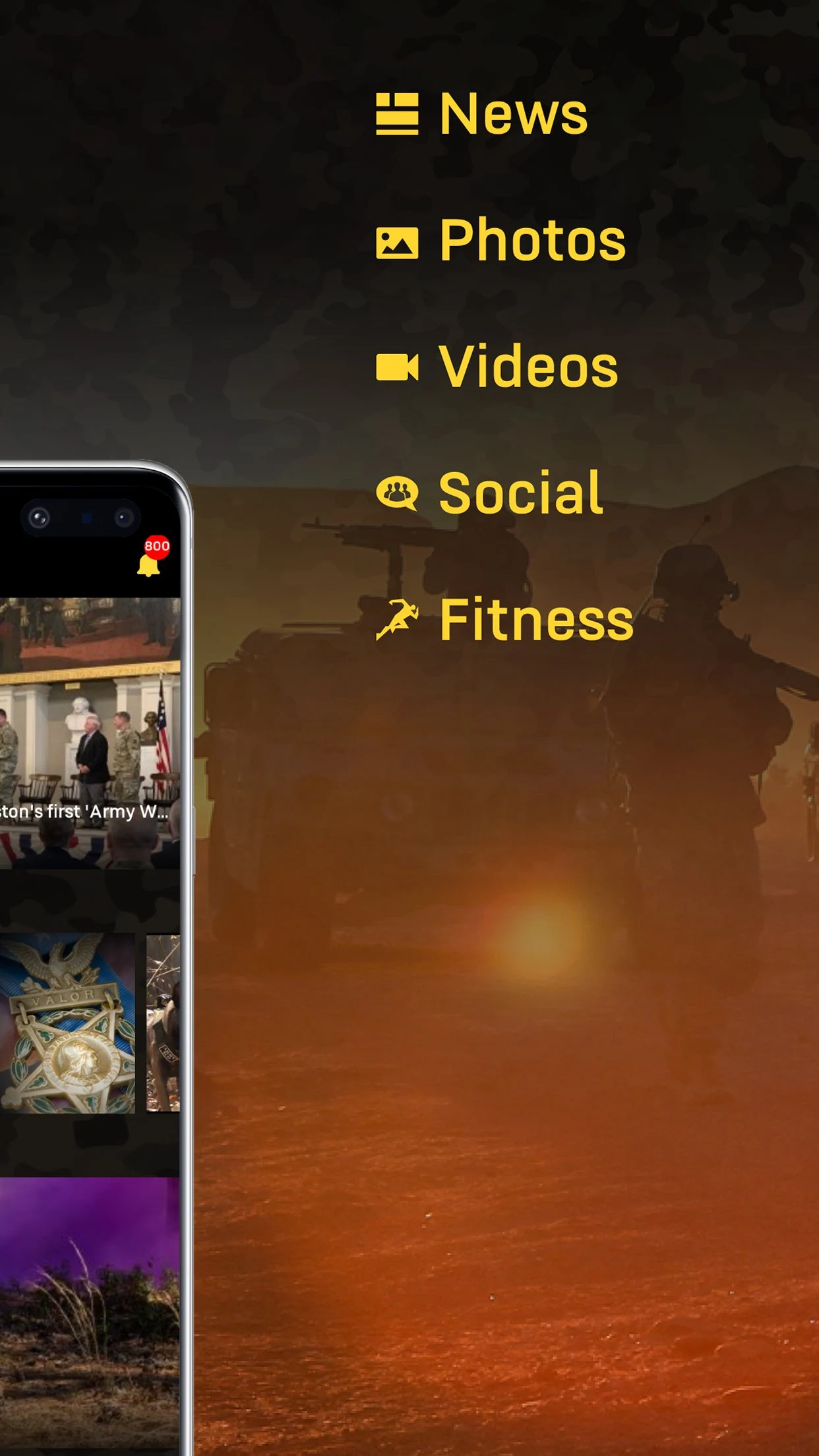 U.S. Army News and Information screenshot
